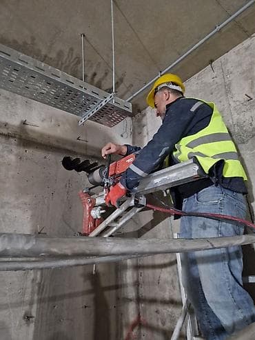 temiri: Beton deşmə və kəsim xidməti – Hilti DD 200 karot qurğusu ilə Təsvir — 9