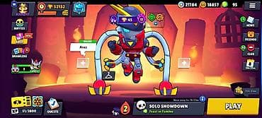 qızıl dəstləri: Brawl Stars hesabı – “KNIGHT” - Kupa: 52,132 (Trophy Road göstərilir) — 2