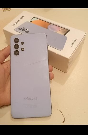 samsung galaxy s: Samsung Galaxy A32, 64 GB, rəng - Bənövşəyi, Face ID — 4