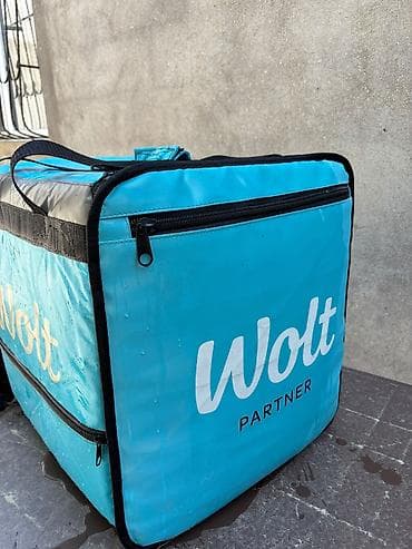 Wolt Partner termos çatdırılma çantası - Rəng: mavi/qaranlıq — 1