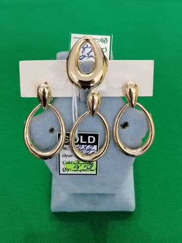 1 qram qizilin qiymeti: Dəstə daxildir: Sep, Kulon, Üzük, Sarı qızıl — 1