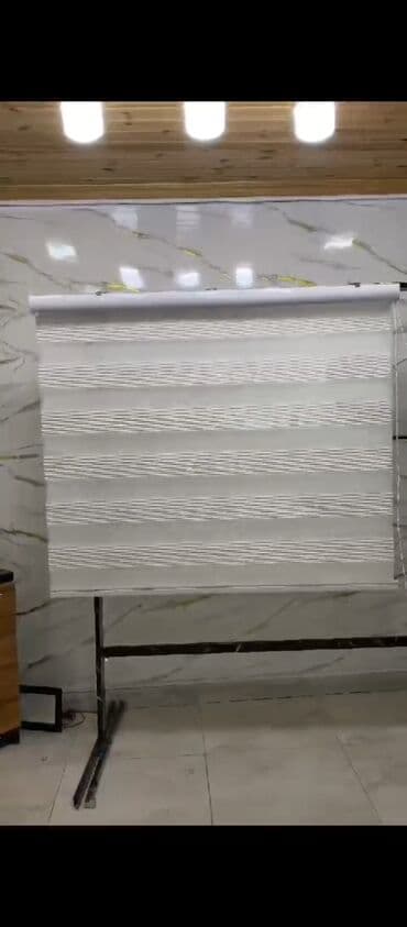 Pərdə və tüllər: Fərqli naxışlarda təqdim olunan zebra pərdələr evinizə və ya ofisinizə — 18