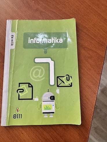informatika qayda kitabı: Məhsul: “İnformatika” dərsliyi Təsvir: - Üz qabığı yaşıl rəngdə — 1
