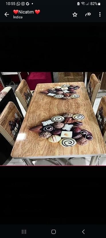 iso stul: Masa dəsti — 1