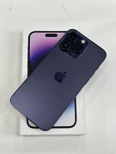 iphone e: IPhone 14 Pro Max, 128 GB, Deep Purple, Simsiz şarj — 1