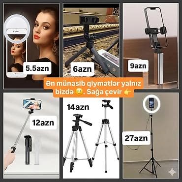 📸 Kontent çəkənlər üçün ideal aksesuarlar! Video, foto, Reels və canlı