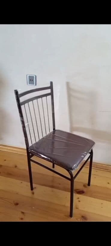 gaming oturacaqlar: Mətbəx üçün, Yeni, Qatlanmayan, rəng - Qara Stul — 2