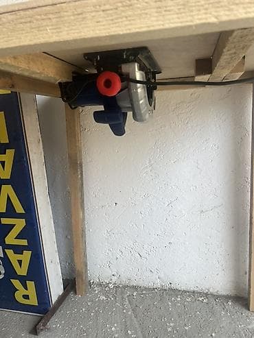 Elektrik dairəvi mişar + özəl hazırlanmış iş masası - 7” (178 mm) — 7