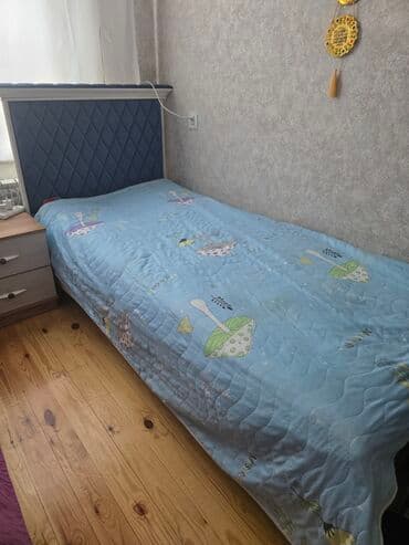 двухъярусная кровать: Новый, Односпальная кровать, Без подьемного механизма, Без матраса, Без выдвижных ящиков, Азербайджан — 1