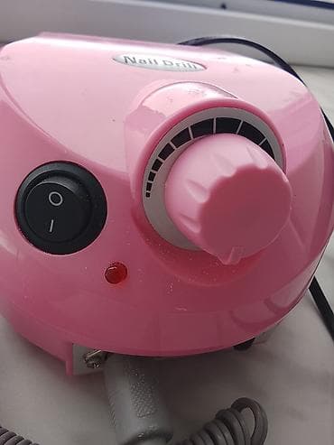 “Nail Drill” elektrik manikür/frez aparatı - Rəng: çəhrayı - Şəbəkə — 2