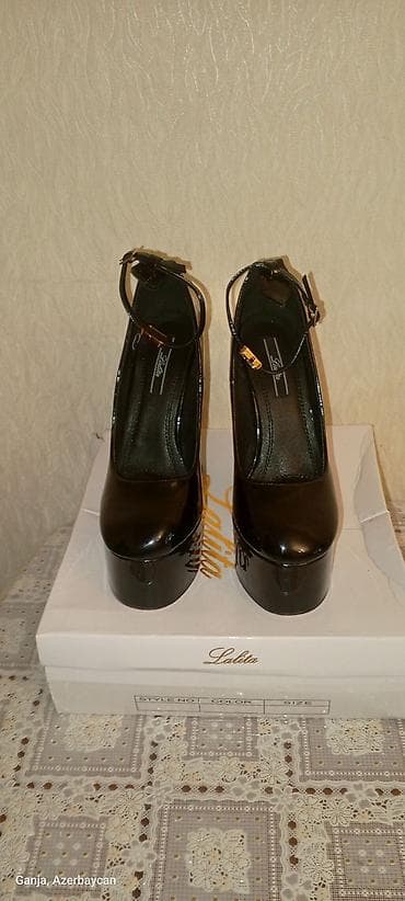 ucuz zapi satilir: Tuflilər, Ölçü: 38, rəng - Qara, İşlənmiş — 4