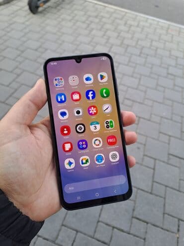 samsung tab 7: Samsung Galaxy A25, 128 GB, rəng - Mavi, Barmaq izi — 6