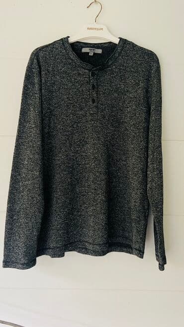 duyməli: Polo köynək, M, rəng - Boz — 1