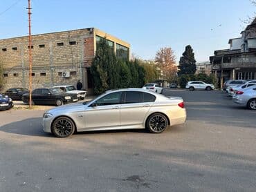 bmw 7 серия 740i at: BMW 5 Series (F10) sedan – gümüş rəng. Texniki xüsusiyyətlər və — 8
