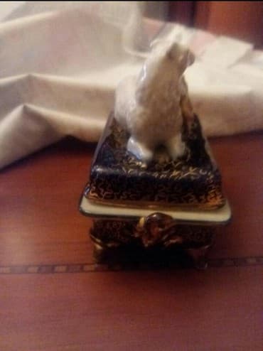 farfor fiqurlar: 1955ci ilin farfor mücrüsü.Dulevo — 3