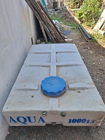 balka: AQUA 1000 LT su çəni - Həcm: 1000 litr - Material: qalın divarlı — 1