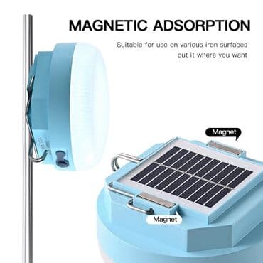 piknik dəsti: Cadir feneri teze mallar 🔺 hem usb hemde gunes paneli ile zaryatka — 3