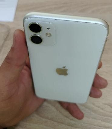 en ucuz iphone'lar: IPhone 11, 128 GB, Ağ, Simsiz şarj, Face ID — 2