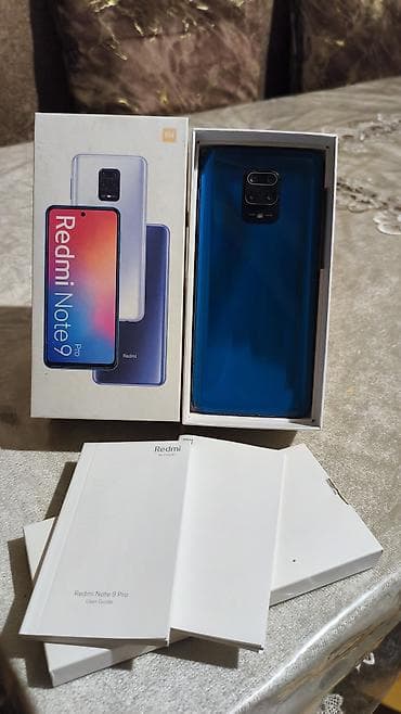 xiaomi redmi note 6: Redmi Note 9 Pro, 128 GB, rəng - Mavi, İki sim kartlı — 1