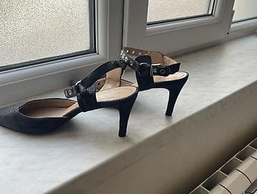 ayaqlar: Tuflilər, Ölçü: 39, rəng - Göy, Yeni — 4