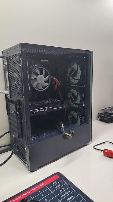 keyslər: Core i5 6400 B150 Plus D3 32GB ddr3 ram 128GB SSD RX470 8GB gpusu — 1