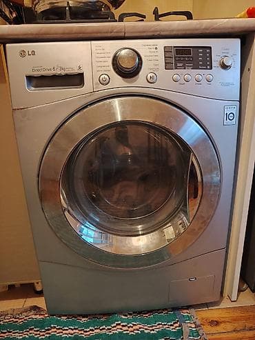 qulaqliq temiri: Paltaryuyan maşın LG, 6 kq, Təmirə ehtiyacı var, Avtomat, Qurutma var — 2