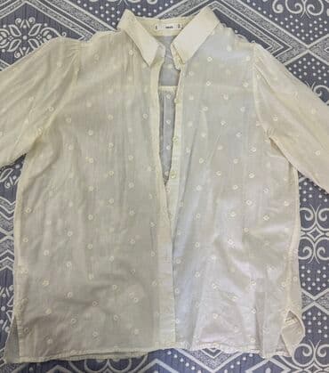 uz ucun tuk token kremler: MNG (Mango) qadın köynəyi
2 dəfə geyinilib
- Ölçü: EUR M — 1