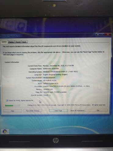 ikinci el notbuklar: Hp Probook 4530s. İntel core İ5 500 gb hard disk 4gb ram Windows 7 — 2