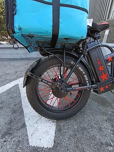 Elektrik nəqliyyatı: Elektrik velosipedi – yük/çatdırılma üçün tam təchizatlı “fat-tire” — 7