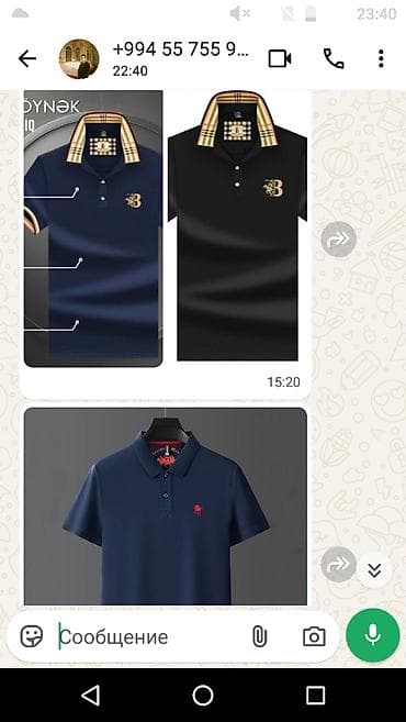 sortlar: Kişi polo köynəkləri - Klassik qısaqol polo dizaynı - Rənglər: tünd — 1