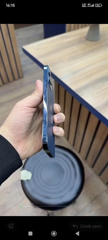 16 pro qiymeti: IPhone 12 Pro Max, 128 GB, Sierra Blue, Face ID — 5