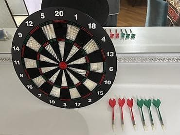 dost: Plastik uclu elektron/soft-tip dart lövhəsi dəsti - Standart ölçülü — 1