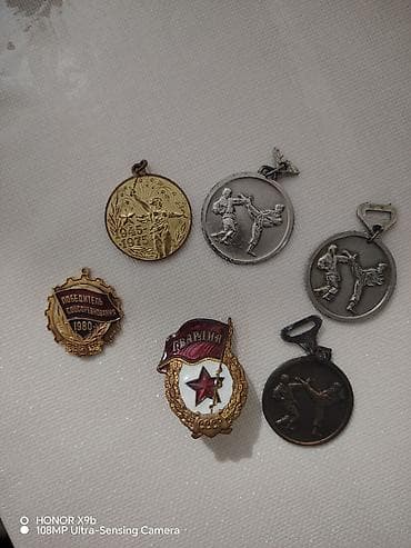 medalar: Sovet dövrünə aid kolleksiya medalları və nişanları dəsti Tərkib: - — 1