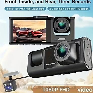 kamera kabeli: 🎥2kameralı(salan +ön) typce adeptor=20azn.📽️ 🎥2kamerali — 2