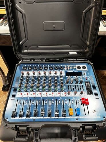 ses yazan cihazlar: Portativ qara çamadan içərisində yerləşən bu audio mikser, səslərin — 5