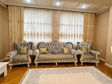 divan satisi: Divan və kreslo dəsti satılır. Mebel çox səliqəli istifadə olunub — 1