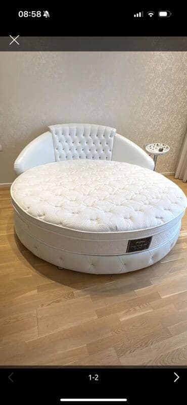 açılıb bağlanan yataq: İkinəfərlik çarpayı, Bazasız, Matras ilə, Siyirməli — 2