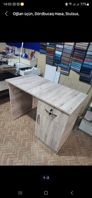 nages hazirlanmasi: Oğlan və qız üçün, Yeni, Siyirməsiz, Parta, Stulsuz — 24