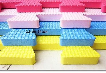 juqut nədir: Мягкий пол в тренажерный и спортивный зал. Мягкие плитки-пазлы. Для — 1