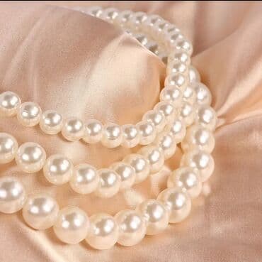 helix original цена в оше: Üçqat incili boyunbağı - Dizayn: 3 qat klassik mirvari sıra, hər qatın — 1