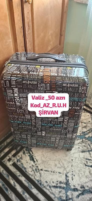 география 6 класс мсо 1: Valiz – 50 AZN Kod: AZ_R.U.H Şirvan - Sərt korpuslu səyahət çamadanı — 1