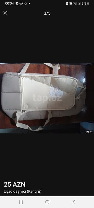 uşaq paltar səbəti: Uşaq daşıyıcı beşik kenquru 25m — 2