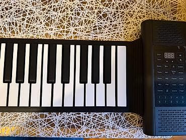 akustik gitara simi: Roll up piano. 88 klavişlidir və tam işlək vəziyyətdədir — 3