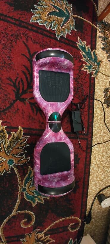 Öz-özünə balanslaşdırılan skuter (hoverboard) – bənövşəyi “galaxy”