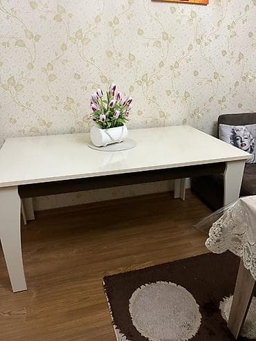 Ev üçün mebel: Qonaq masası, Açılmayan, MDF, Dördbucaq masa — 1