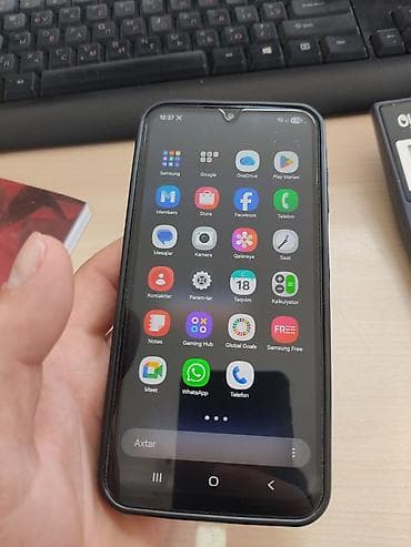 galaxy note 5: Samsung Galaxy A15, 128 GB, rəng - Qara, İki sim kartlı, Face ID, Sensor — 4