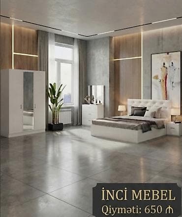 İkinəfərlik çarpayı, Dolab, Termo, 2 tumba, Azərbaycan, Yeni