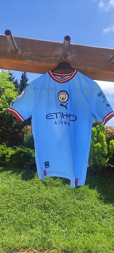 klassik geyim: Futbolka, Puma, M, rəng - Göy — 1