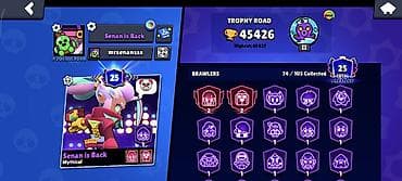 ucuz nintendo switch: Brawl Stars hesabıdır.Hesab satılır.Bir dəfə bpp açilib — 1