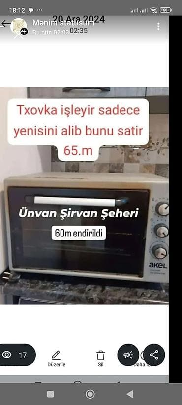 Elektrik sobası Stolüstü lalafo.az -da Elektrik sobası Stolüstü
